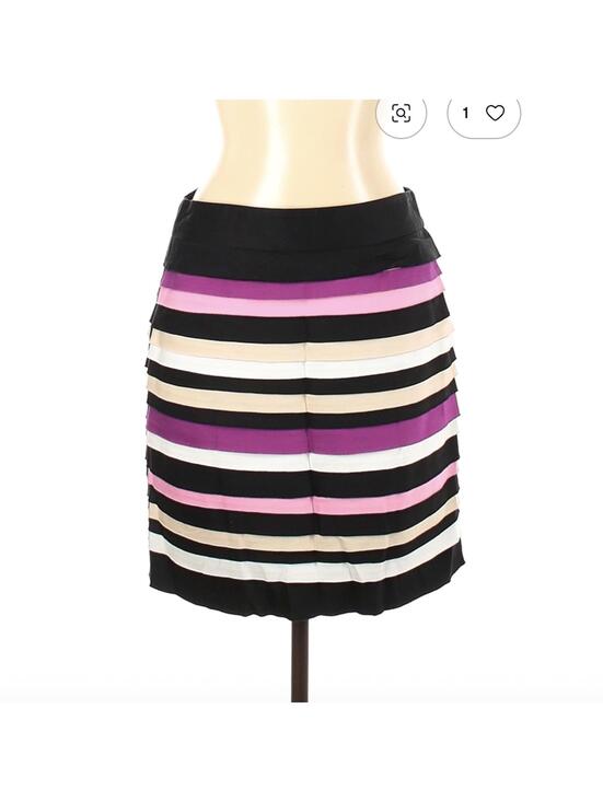 White House Black Market Dresses & Skirts - White House Black Market Striped Casual Skirt Size 10